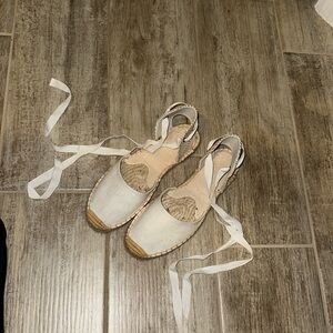 White Espadrilles